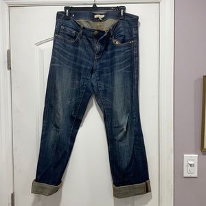 CAbi low rise dark wash jeans size 6
